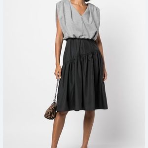 3.1 Phillip Lim Gray and Black Dress